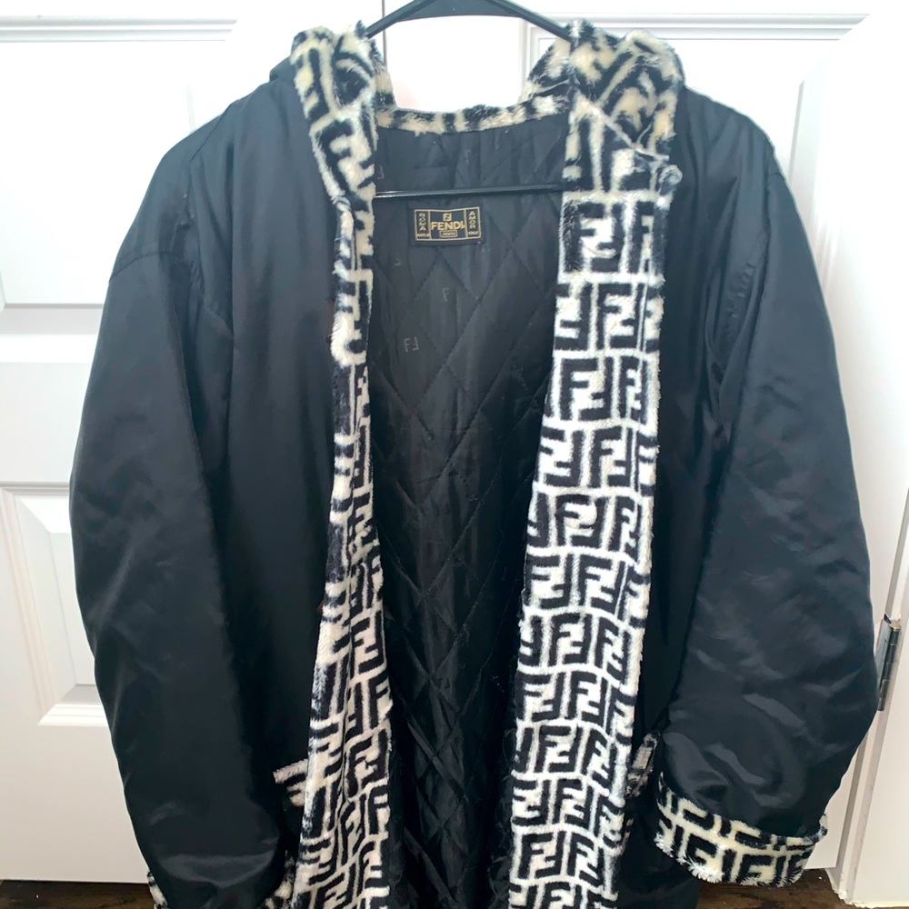 Fendi robe with hood